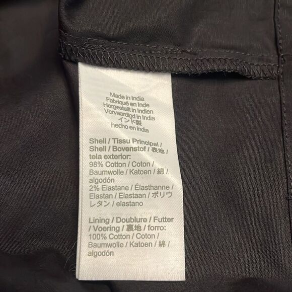 J. Crew Factory One shoulder midi dress black Women’s Size 10 NWT - Picture 9 of 10